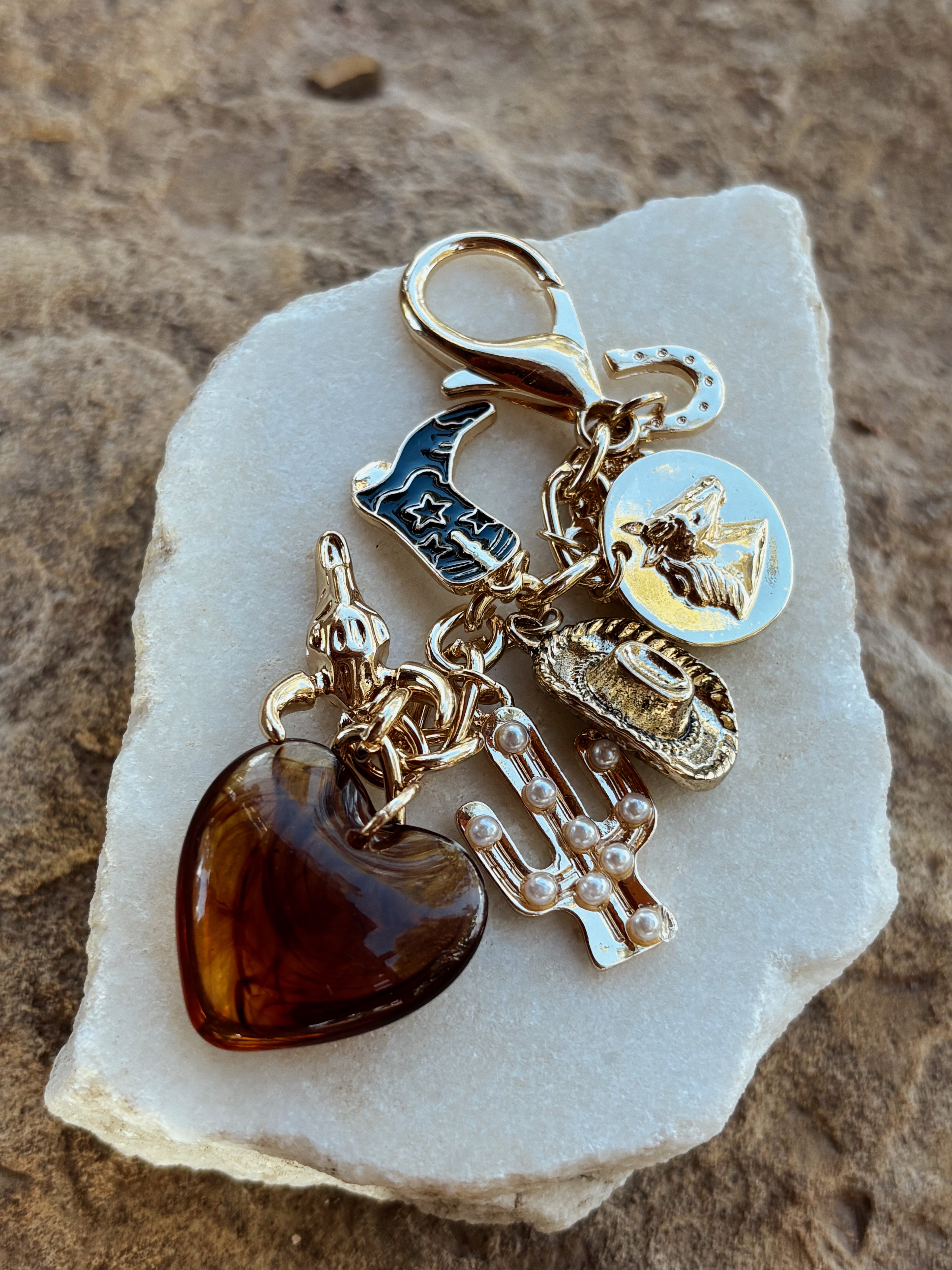 Wild Heart Western Bag Charm