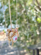Rosalie Ribbon Charm Necklace