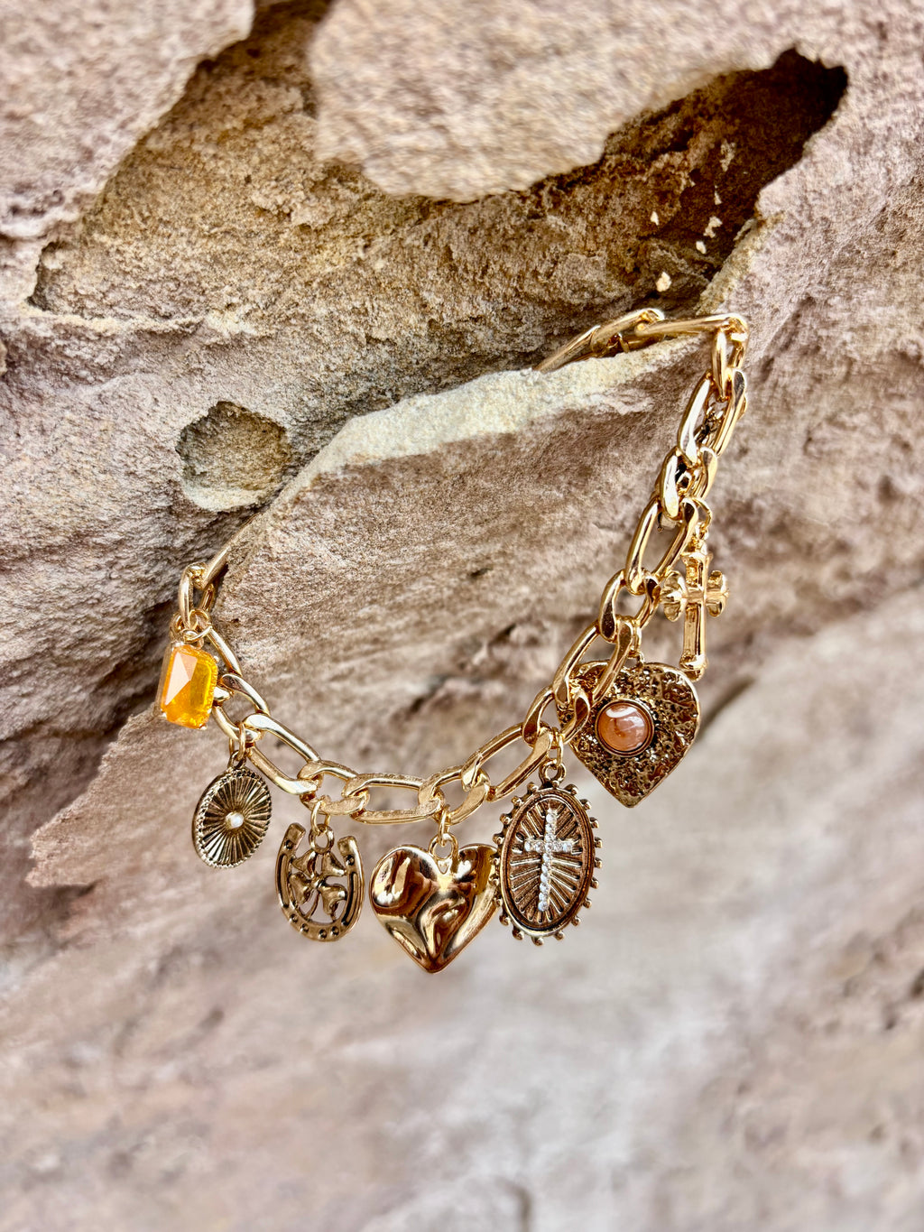 Love Takes Flight Charm Bracelet
