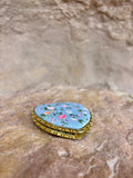 Golden Bloom Compact Mirror