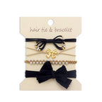 Boho Bow Babe Hair Tie-Bracelet Combo