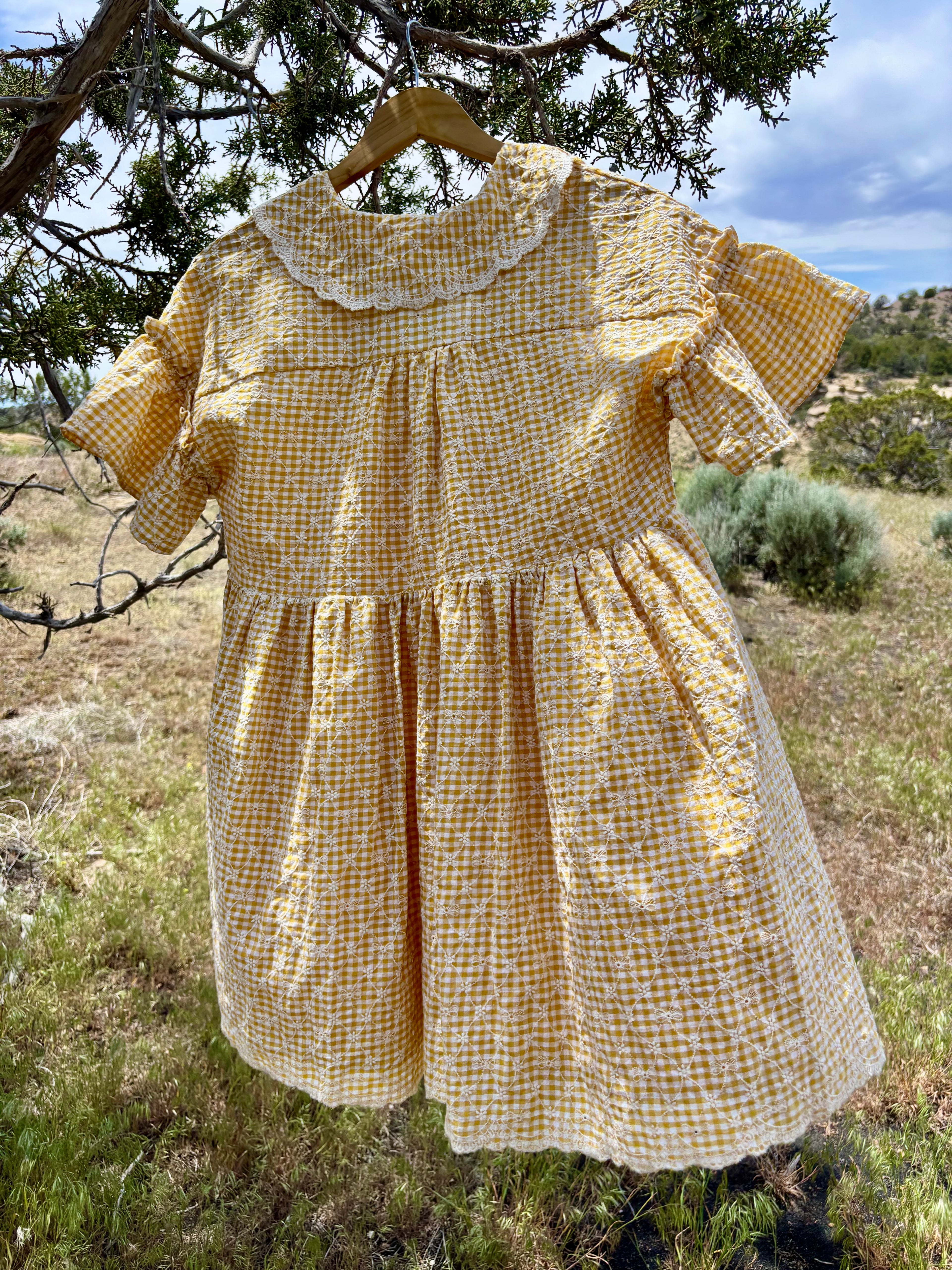 Buttercup Button Dress