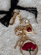 Blooming Bows Bag Charm