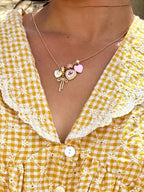 Rosalie Ribbon Charm Necklace