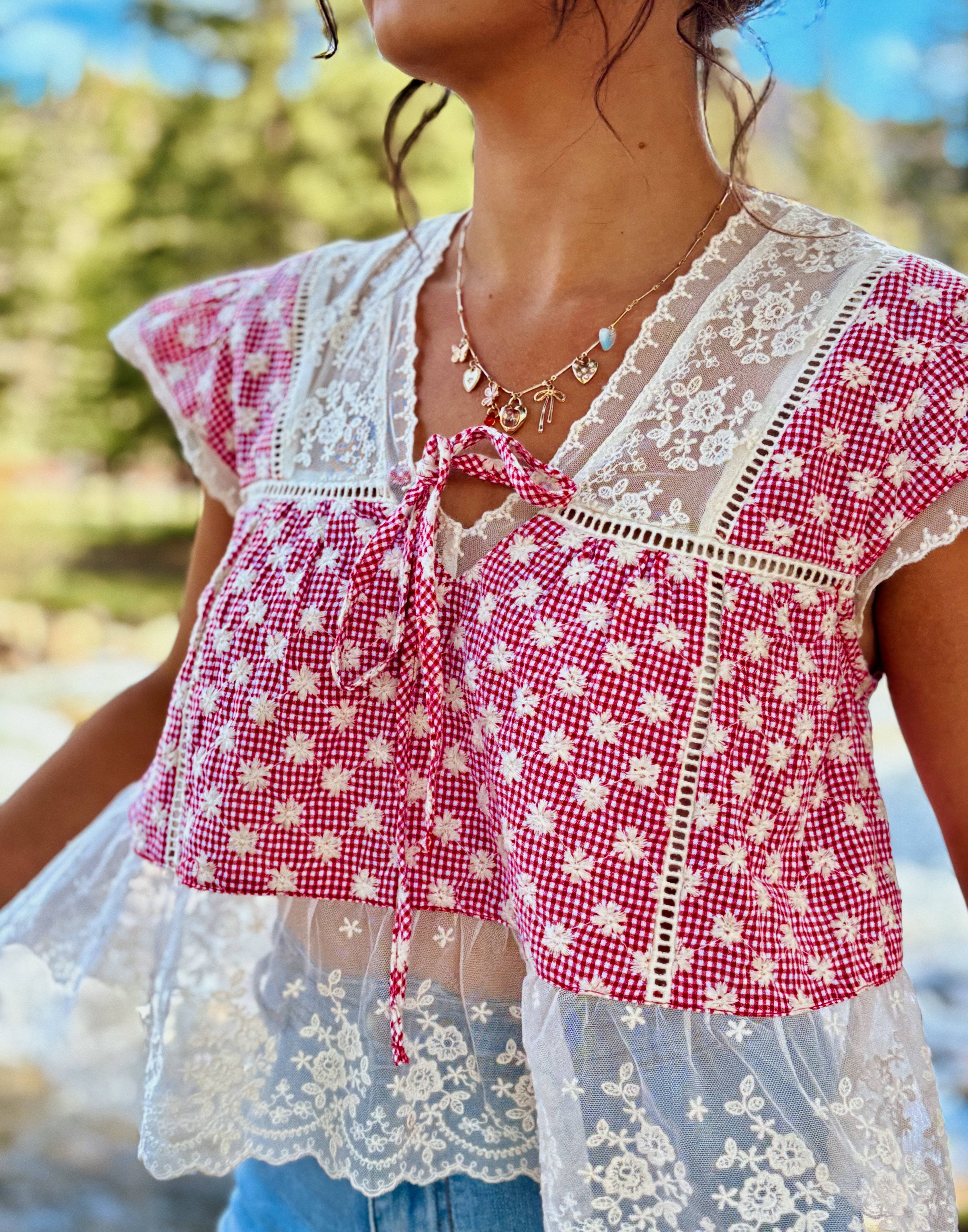 Sugarberry Picnic Blouse