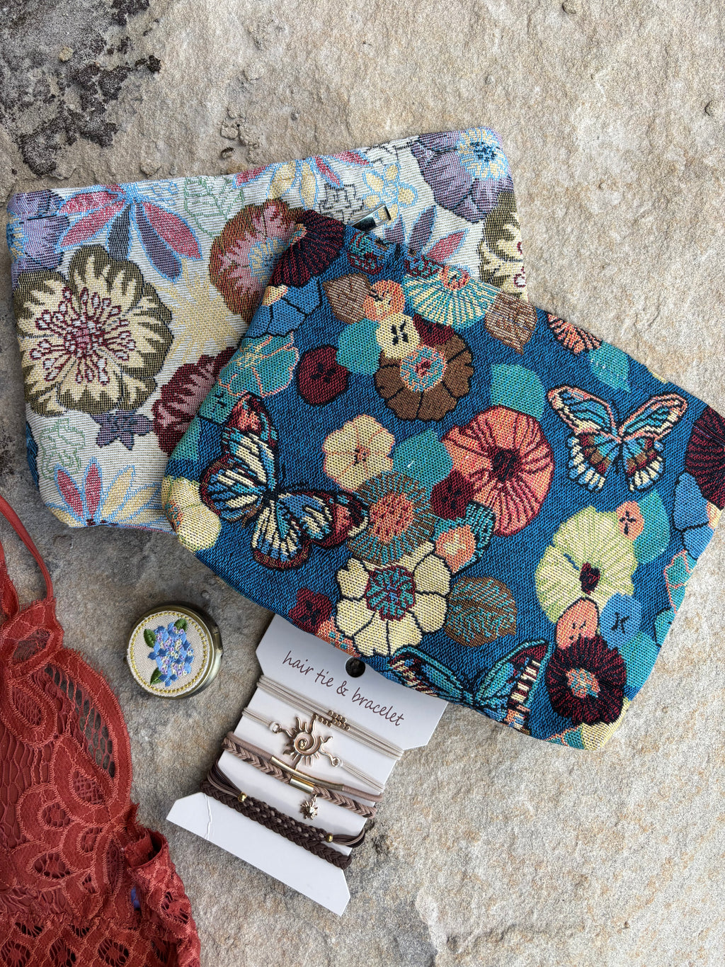 Wildflower Whimsy Beauty Bag