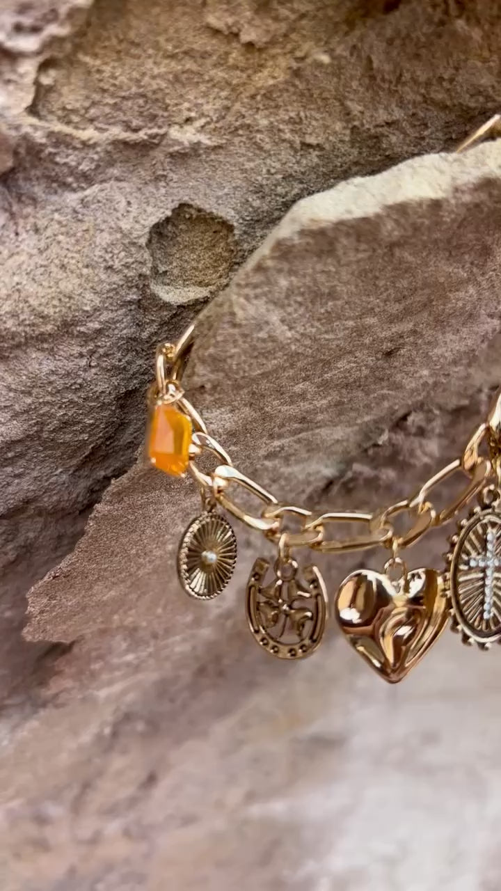 Love Takes Flight Charm Bracelet